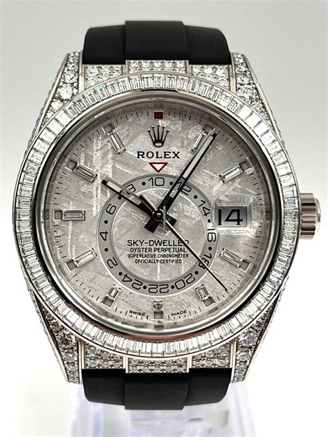 rolex sky dweller meteorite dial|rolex meteorite for sale.